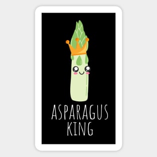 Asparagus King Kawaii Sticker